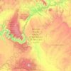 Mapa topográfico Western Navajo Agency, altitud, relieve