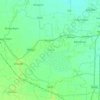 Mapa topográfico Chandi, altitud, relieve