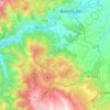 Mapa topográfico Kreeri, altitud, relieve