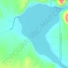 Mapa topográfico Upper Holter Lake, altitud, relieve