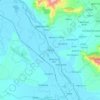 Mapa topográfico Awantipora, altitud, relieve