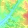 Mapa topográfico Saint-Sulpice-de-Ruffec, altitud, relieve