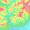 Mapa topográfico Kalimpong -I, altitud, relieve