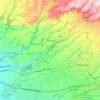Mapa topográfico Tambor, altitud, relieve