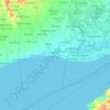 Mapa topográfico Oton, altitud, relieve