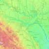 Mapa topográfico Черновицкая область, altitud, relieve