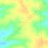 Mapa topográfico Padampura, altitud, relieve