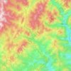 Mapa topográfico Starchiojd, altitud, relieve