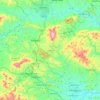 Mapa topográfico Totogalpa (Municipio), altitud, relieve