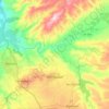 Mapa topográfico Aïn Youcef, altitud, relieve