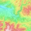 Mapa topográfico Baru, altitud, relieve