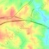 Mapa topográfico Mooresboro, altitud, relieve