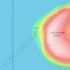 Mapa topográfico Diomede, altitud, relieve