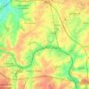 Mapa topográfico 6230, altitud, relieve