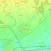 Mapa topográfico Albairate, altitud, relieve