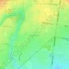 Mapa topográfico Albanvale, altitud, relieve