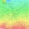 Mapa topográfico Sector Metrocentro, altitud, relieve