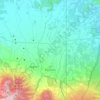 Mapa topográfico Cantón de Río Cuarto, altitud, relieve