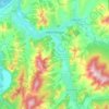 Mapa topográfico Горно-Алтайск, altitud, relieve