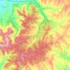 Mapa topográfico Albergaria dos Doze, altitud, relieve