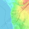 Mapa topográfico Acajutla, altitud, relieve