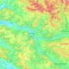 Mapa topográfico Feldstein, altitud, relieve
