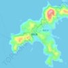 Mapa topográfico 枸杞岛, altitud, relieve
