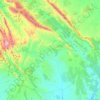 Mapa topográfico Alía, altitud, relieve