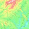 Mapa topográfico Proença-a-Nova, altitud, relieve
