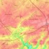 Mapa topográfico 5080, altitud, relieve