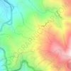 Mapa topográfico El Golfo, altitud, relieve