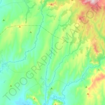 Mapa topográfico Шипуниха, altitud, relieve