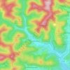 Mapa topográfico Eußerthal, altitud, relieve