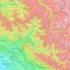 Mapa topográfico Chamba, altitud, relieve