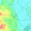 Mapa topográfico Beckingham, altitud, relieve