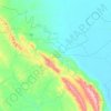 Mapa topográfico Provincia Nor Carangas, altitud, relieve