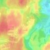 Mapa topográfico Сазонки, altitud, relieve