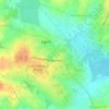 Mapa topográfico Jigani, altitud, relieve