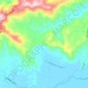 Mapa topográfico Urliup, altitud, relieve