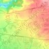 Mapa topográfico El Coyol, altitud, relieve