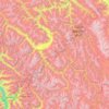 Mapa topográfico Zanskar tehsil, altitud, relieve