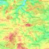 Mapa topográfico 86510, altitud, relieve