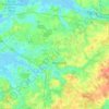 Mapa topográfico 27616, altitud, relieve