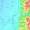 Mapa topográfico Afton, altitud, relieve