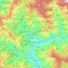 Mapa topográfico Rohru, altitud, relieve