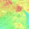 Mapa topográfico Bark, altitud, relieve