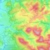 Mapa topográfico Haibach, altitud, relieve