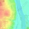 Mapa topográfico Акатьево, altitud, relieve