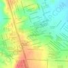 Mapa topográfico Esplanada, altitud, relieve