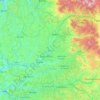 Mapa topográfico Mureș, altitud, relieve
